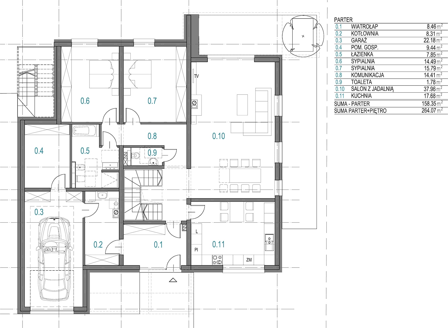 DOM 'Z KLINKIEREM' - zdjęcie od DOKTOR ARCHITEKCI - Homebook