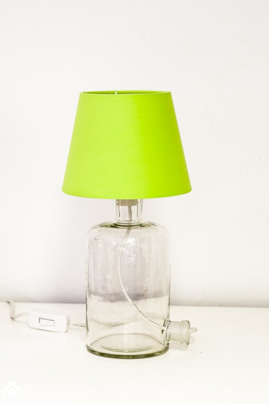 Lampka nocna nabita w butelkę - Jadalnia, styl nowoczesny - zdjęcie od Herywalery