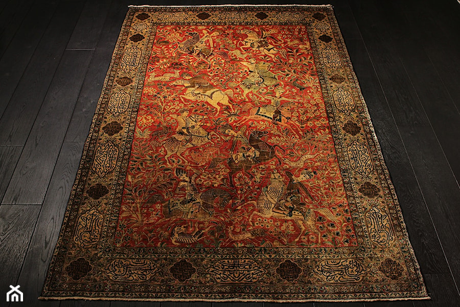 Perski dywan jedwabny, antyczny, obrazkowy - zdjęcie od Sarmatia Trading - Awangardowe Wyposażenie Wnętrz