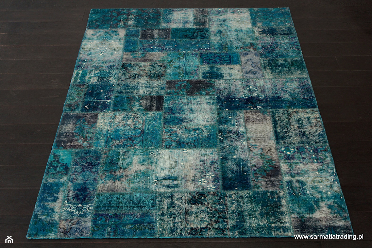 Kerman Turquoise Patchwork - zdjęcie od Sarmatia Trading - Awangardowe Wyposażenie Wnętrz - Homebook
