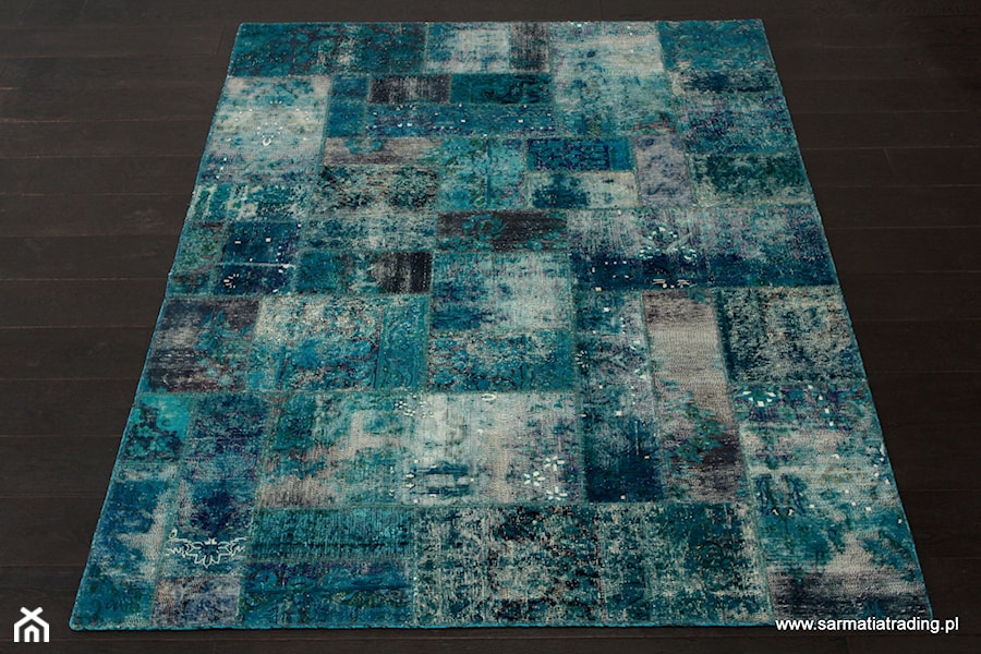 Kerman Turquoise Patchwork - zdjęcie od Sarmatia Trading - Awangardowe Wyposażenie Wnętrz