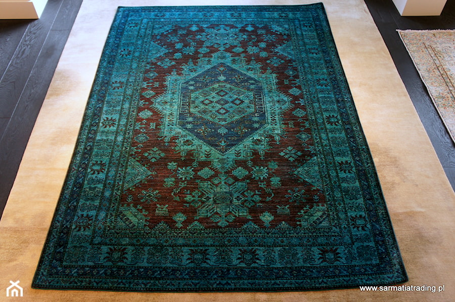 Kazakh Vorhang Blue Vintage - zdjęcie od Sarmatia Trading - Awangardowe Wyposażenie Wnętrz