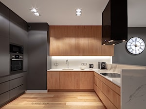 PROJEKT I REALIZACJA WNĘTRZA APARTAMENTU / interior design - Kuchnia, styl nowoczesny - zdjęcie od POLAK STUDIO