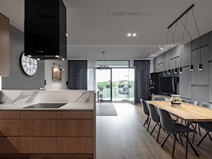 PROJEKT I REALIZACJA WNĘTRZA APARTAMENTU / interior design - Jadalnia, styl nowoczesny - zdjęcie od POLAK STUDIO