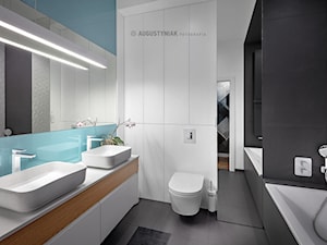 PROJEKT I REALIZACJA WNĘTRZA APARTAMENTU / interior design - Łazienka, styl nowoczesny - zdjęcie od POLAK STUDIO
