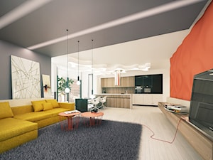 POLAK STUDIO - PROJEKT WNĘTRZA APARTAMENTU POKAZOWEGO - zdjęcie od POLAK STUDIO