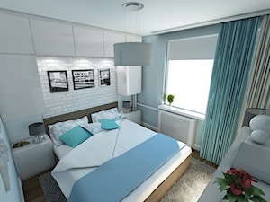 Nowoczesne mieszkanie w stylu prowansalskim - Mała sypialnia, styl prowansalski - zdjęcie od Marengo Architektura Wnętrz Anna Knofliczek-Roman