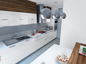 projekt minimalistycznej kuchni - zdjęcie od Marengo Architektura Wnętrz Anna Knofliczek-Roman