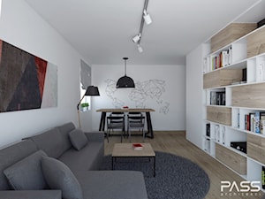 projekt 13 - Salon, styl minimalistyczny - zdjęcie od PASS architekci