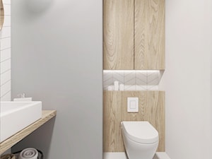 Projekt 25 - Duża łazienka, styl skandynawski - zdjęcie od PASS architekci