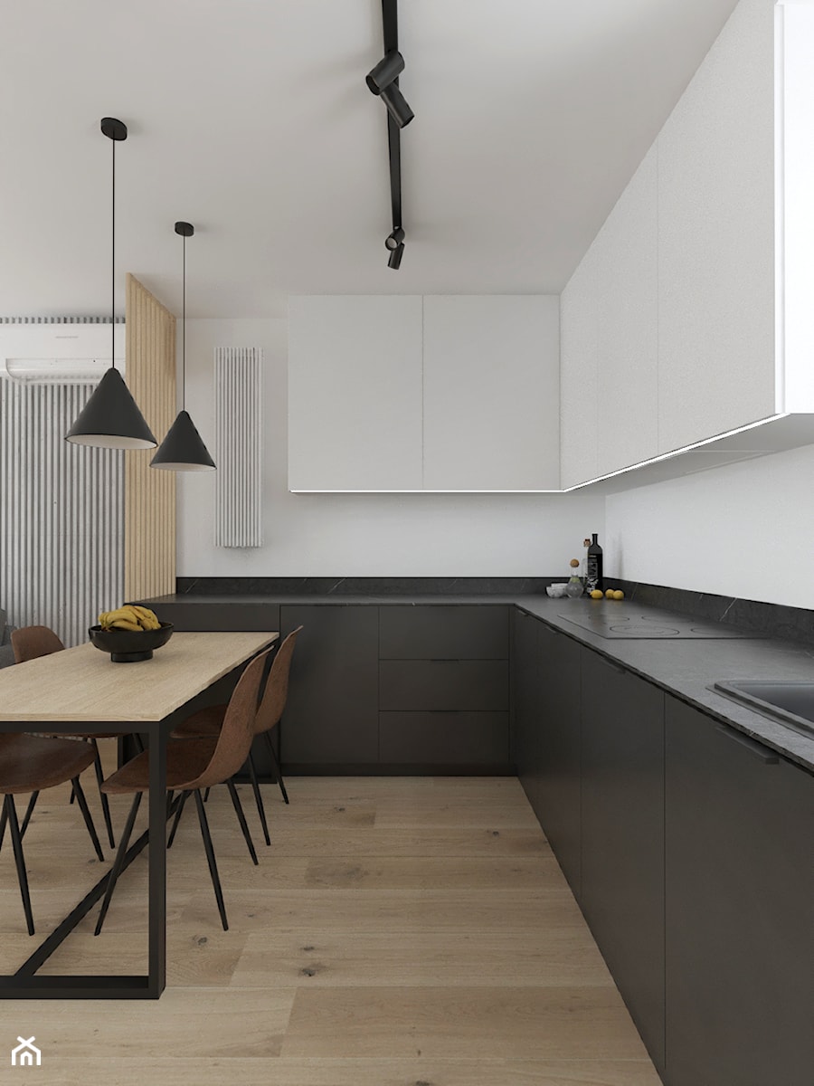 Projekt 52 - Kuchnia, styl minimalistyczny - zdjęcie od PASS architekci