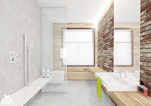 Łazienka, styl minimalistyczny - zdjęcie od PASS architekci