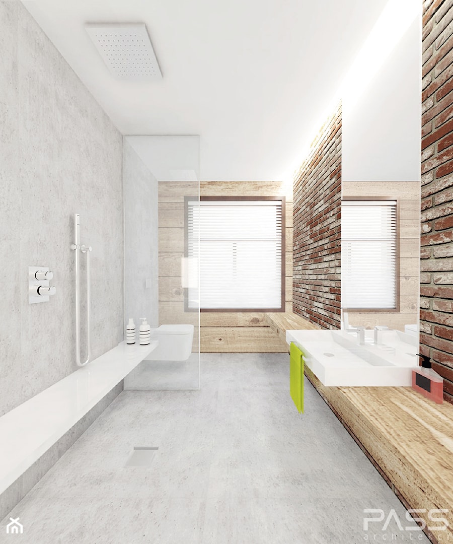 Łazienka, styl minimalistyczny - zdjęcie od PASS architekci