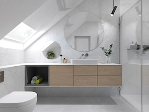 Projekt 49 - Łazienka, styl minimalistyczny - zdjęcie od PASS architekci