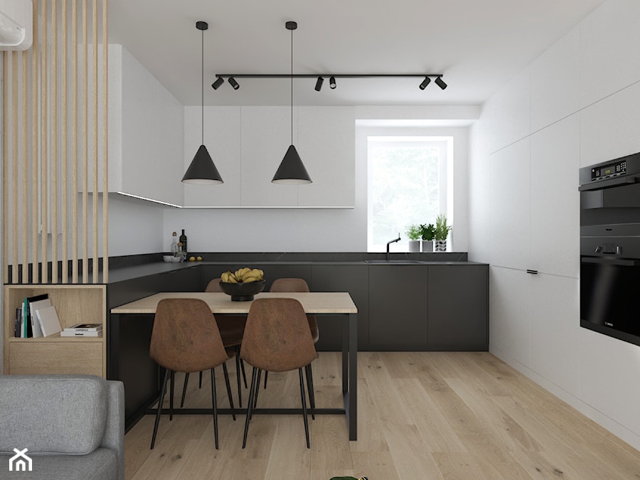 Projekt 52 - Kuchnia, styl minimalistyczny - zdjęcie od PASS architekci