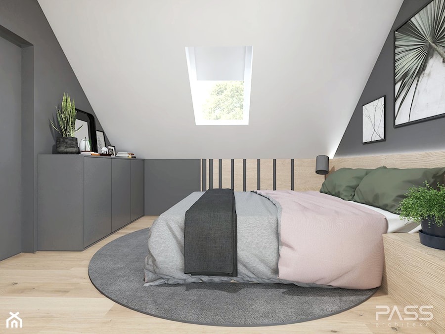 Projekt 32 - Sypialnia, styl minimalistyczny - zdjęcie od PASS architekci