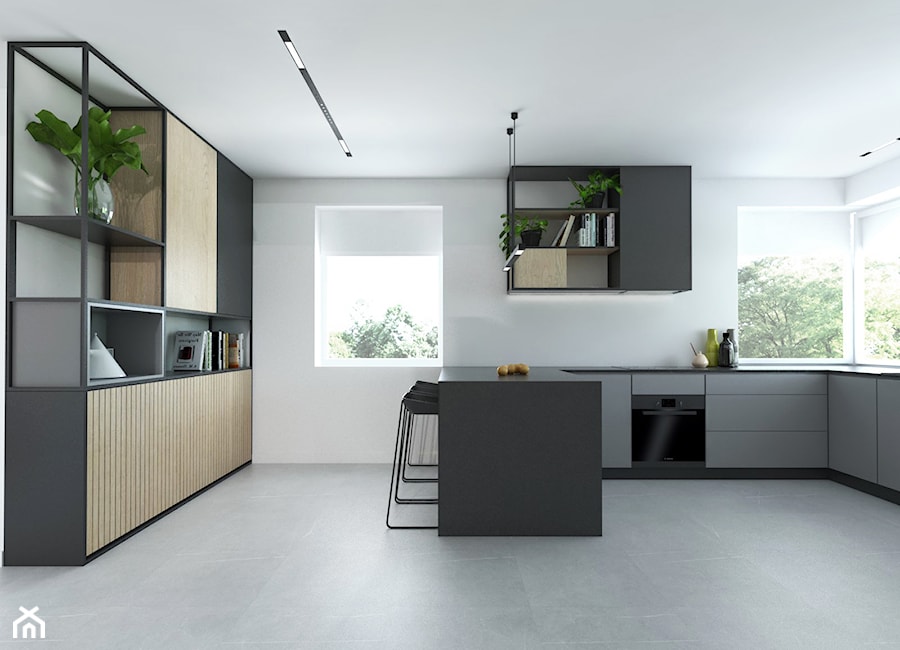 Projekt 49 - Kuchnia, styl minimalistyczny - zdjęcie od PASS architekci