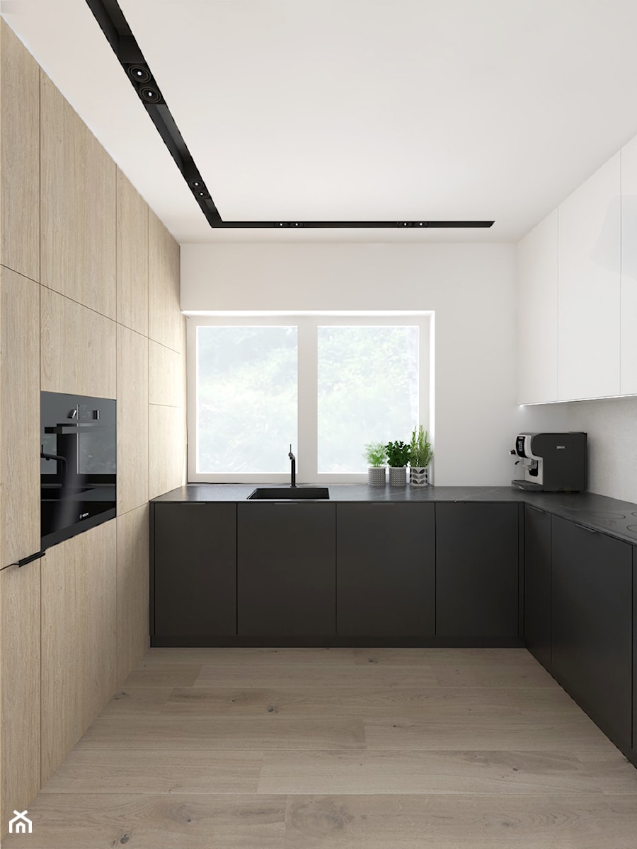 Projekt 56 - Kuchnia, styl minimalistyczny - zdjęcie od PASS architekci