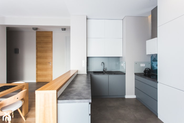 nowoczesny apartament - Kuchnia, styl nowoczesny - zdjęcie od pracowania projektowa Danieli Czachowskiej