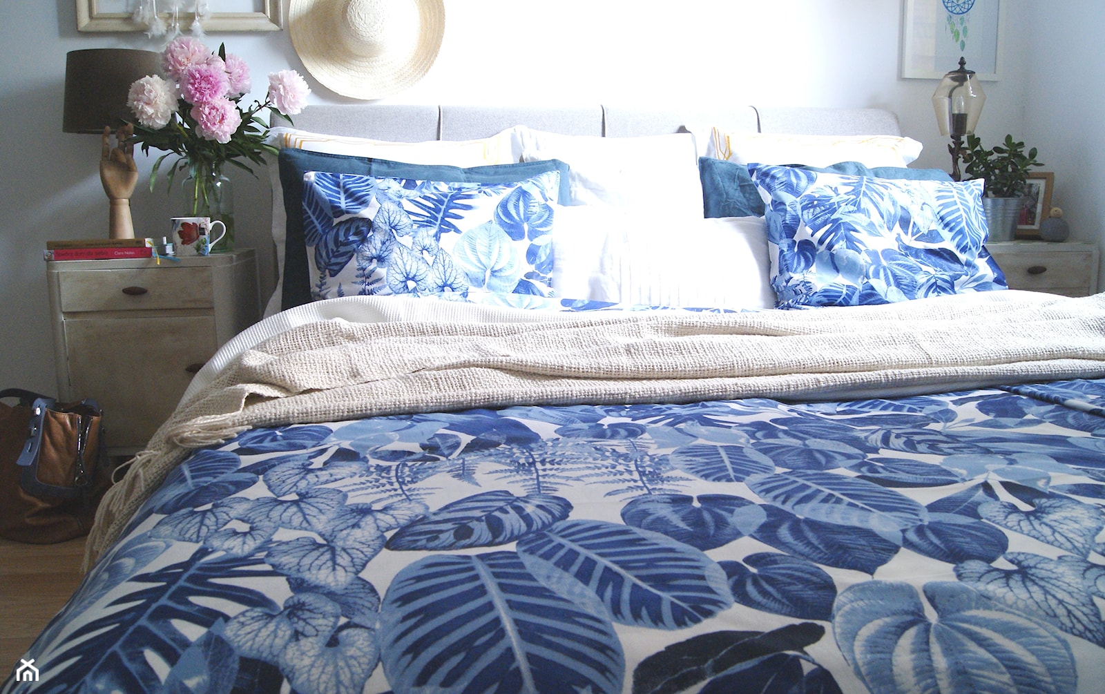 Sypialnia na niebiesko - zdjęcie od Bello Arti Agata Michalak - Homebook