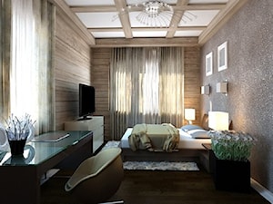 Private House in Moscow - Sypialnia, styl nowoczesny - zdjęcie od Shtantke Interior Design