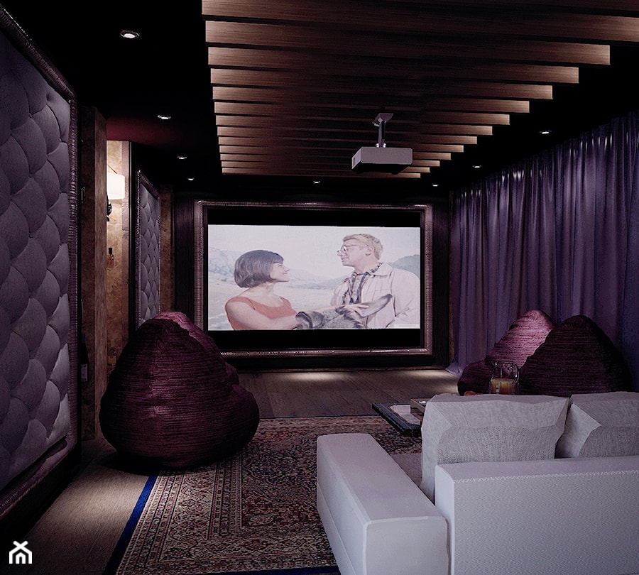 pokój kinowy - zdjęcie od Shtantke Interior Design