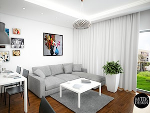 Projekt Mieszkania na Wilanowie 2 - Salon, styl nowoczesny - zdjęcie od Mitek Design