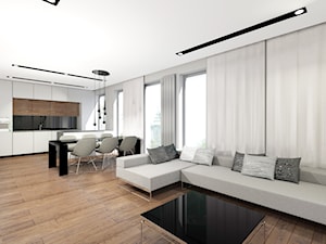 mieszkanie z Clintem - Salon, styl nowoczesny - zdjęcie od marina suchorska architektura wnętrz