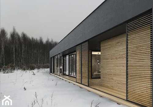 Duże parterowe domy murowane, styl minimalistyczny - zdjęcie od Reform Architekt Marcin Tomaszewski