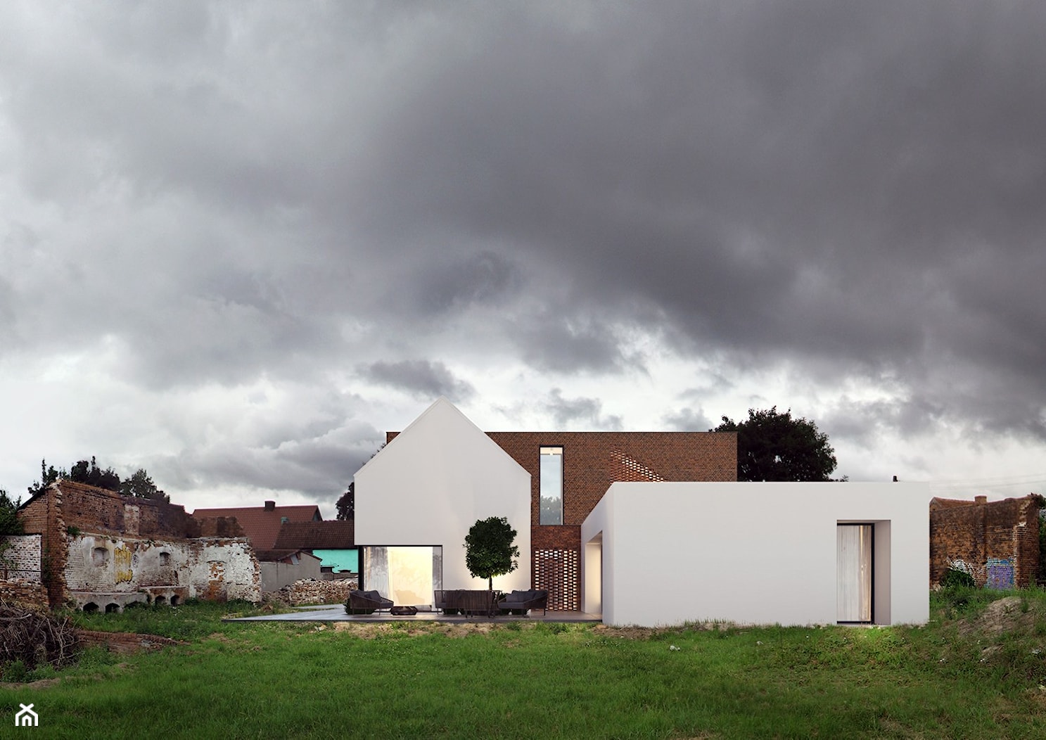Dom w Nowej Soli - Nowoczesne domy, styl nowoczesny - zdjęcie od Reform Architekt Marcin Tomaszewski - Homebook