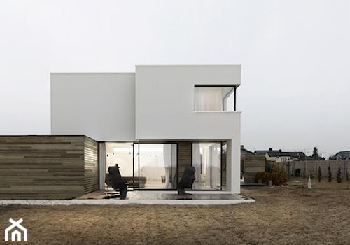 Średnie jednopiętrowe nowoczesne domy jednorodzinne murowane, styl minimalistyczny - zdjęcie od Reform Architekt Marcin Tomaszewski