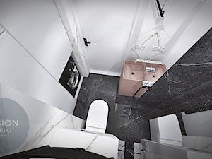 Apartament dla dwojga... - Łazienka, styl nowoczesny - zdjęcie od Fusion- projektowanie i aranżacja wnętrz