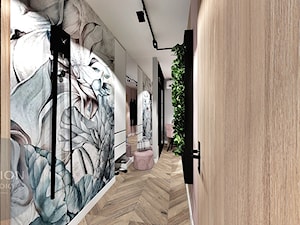 Mieszkanie dla studentów /Warszawa - Hol / przedpokój, styl nowoczesny - zdjęcie od Fusion- projektowanie i aranżacja wnętrz