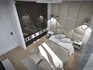 Sypialnia - Sypialnia, styl nowoczesny - zdjęcie od Fusion- projektowanie i aranżacja wnętrz