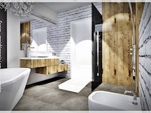 Łazienka w stylu skandynawskim - zdjęcie od Fusion- projektowanie i aranżacja wnętrz