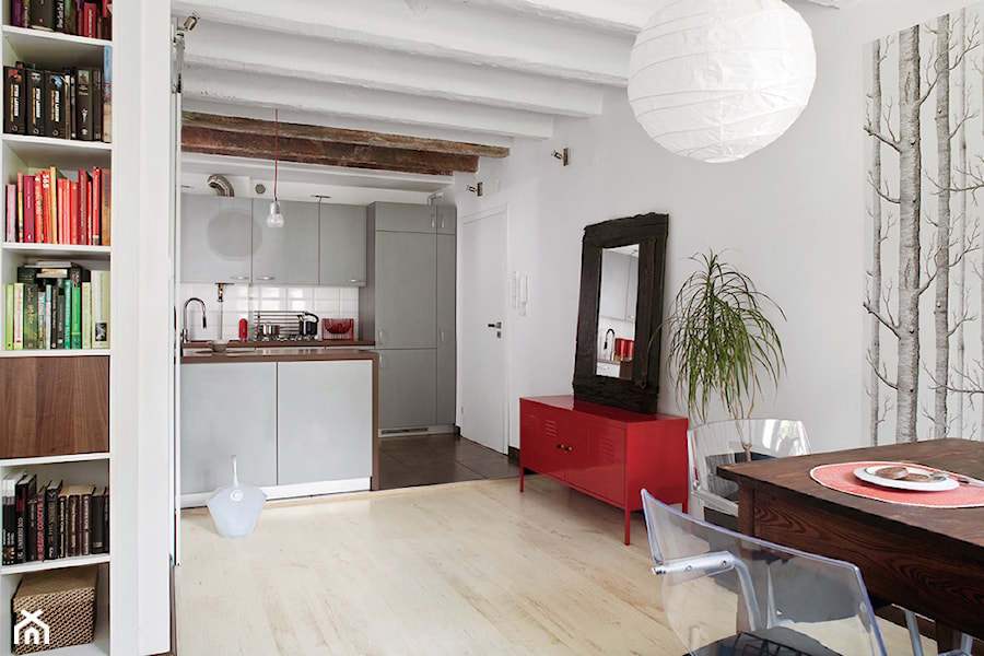 CITY LOFT RORO - Mała otwarta kuchnia, styl industrialny - zdjęcie od Studio Projektowe RoRO interior + design
