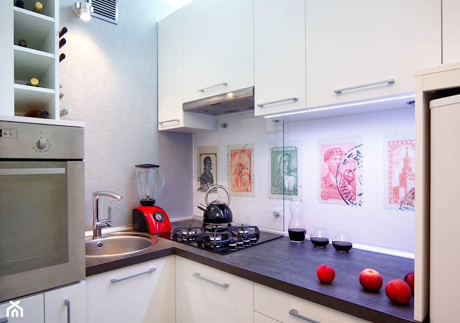 Kawalerka - Kuchnia, styl nowoczesny - zdjęcie od Studio Projektowe RoRO interior + design