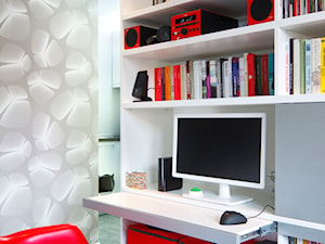 Kawalerka - Salon, styl nowoczesny - zdjęcie od Studio Projektowe RoRO interior + design
