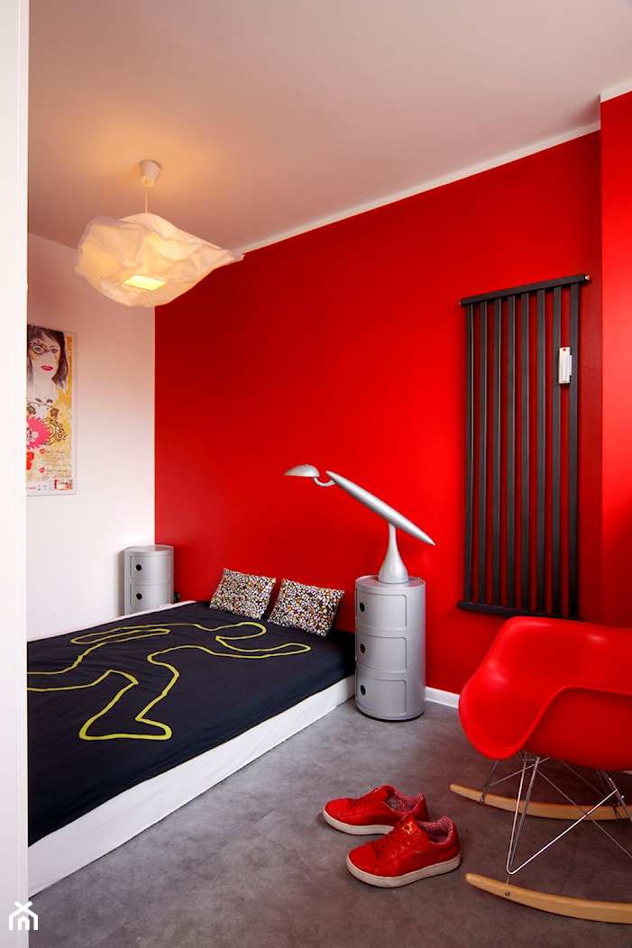 Kawalerka - Sypialnia, styl nowoczesny - zdjęcie od Studio Projektowe RoRO interior + design - Homebook