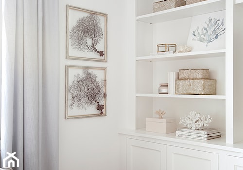 Dom styl Hamptons - Średni biały salon, styl tradycyjny - zdjęcie od WWW.STUDIO-INACZEJ.PL