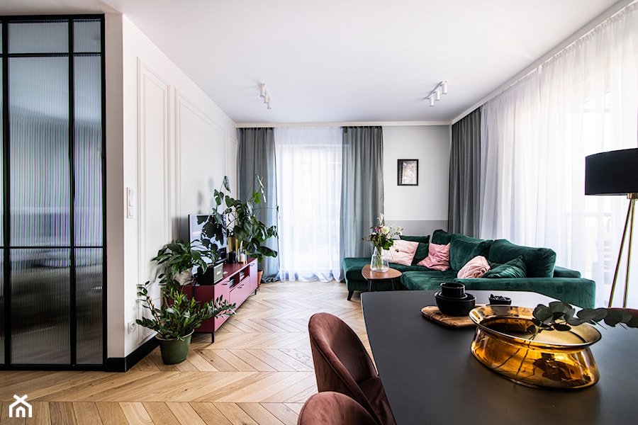 Mieszkanie w Poznaniu - Salon, styl nowoczesny - zdjęcie od COI Pracownia Architektury Wnętrz