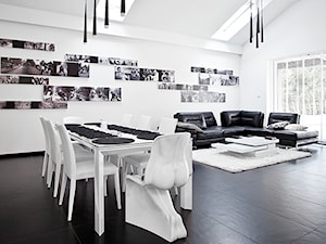 BLACK & WHITE - Jadalnia, styl nowoczesny - zdjęcie od KLIFF DESIGN