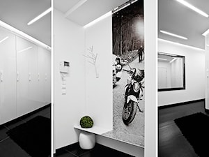 BLACK & WHITE - Hol / przedpokój, styl nowoczesny - zdjęcie od KLIFF DESIGN