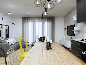 Industrialny charakter z ciepłem domowego ogniska - Kuchnia, styl industrialny - zdjęcie od Monostudio Wnętrza