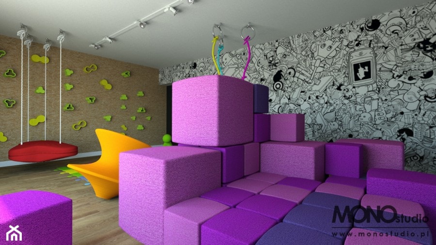Odważna kolorystyka w pokoju dla młodego odkrywcy - zdjęcie od Monostudio Wnętrza - Homebook