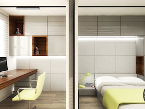 Urocze mieszkanie zaaranżowane w nowoczesnym stylu. - zdjęcie od Monostudio Wnętrza