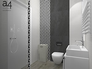 Projekt mieszkania na wynajem - Łazienka, styl nowoczesny - zdjęcie od A4 Atelier projektowanie wnętrz