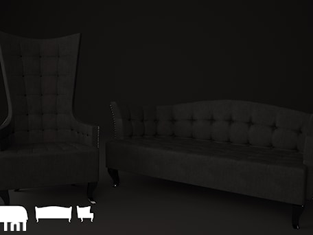 Aranżacje wnętrz - Salon: Sofa i fotel PUNK - Delicious Concept. Przeglądaj, dodawaj i zapisuj najlepsze zdjęcia, pomysły i inspiracje designerskie. W bazie mamy już prawie milion fotografii!
