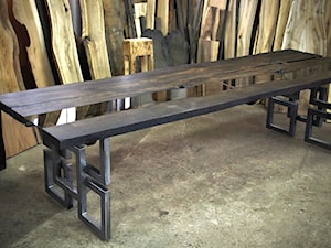 Stół czarny dąb - zdjęcie od Old Wood Design