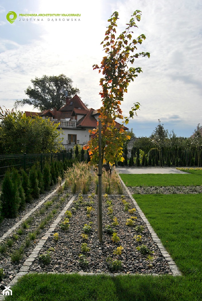 Nowoczesny, minimalistyczny ogród. - Ogród, styl minimalistyczny - zdjęcie od PracowniaDabrowska - Homebook